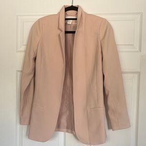 H&M Women's Blazer in Light Pink